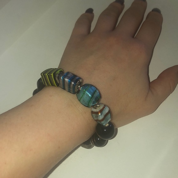 🌸Glass Bead Stretch Bracelet - Picture 2 of 3